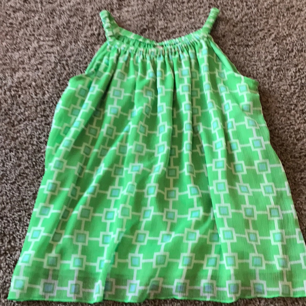 JK Green Sleeveless Shirt